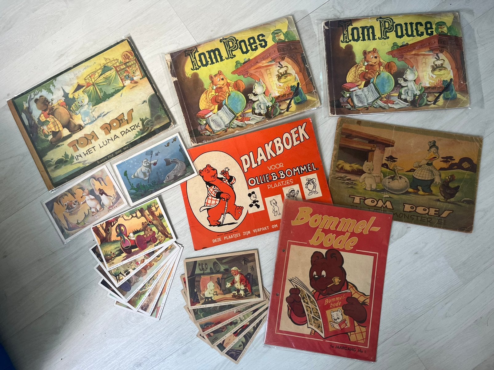 Tom Poes, Meerdere stripboeken, Verzenden, Gelezen