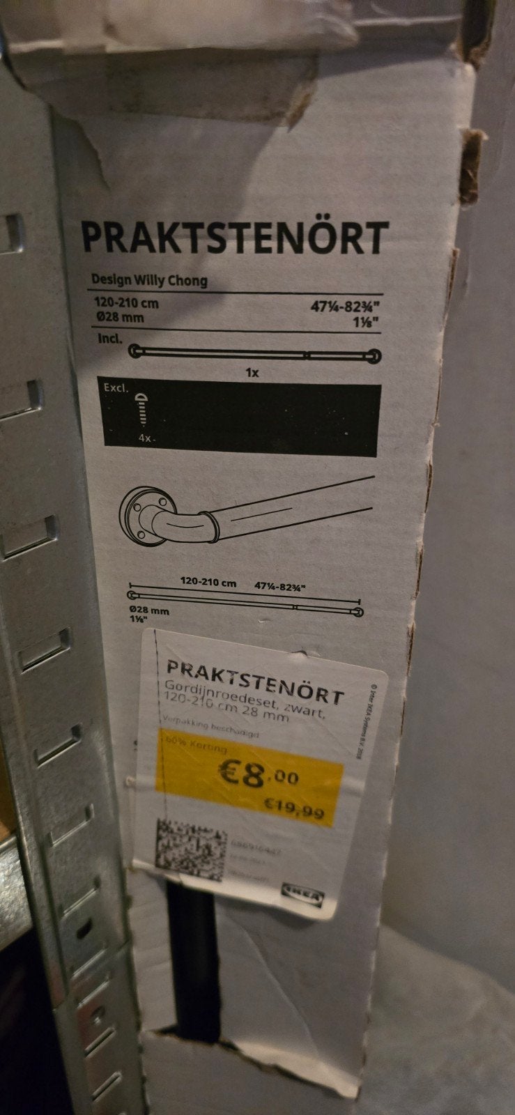 Nieuw: ikea gordijn roede, Ophalen, Nieuw