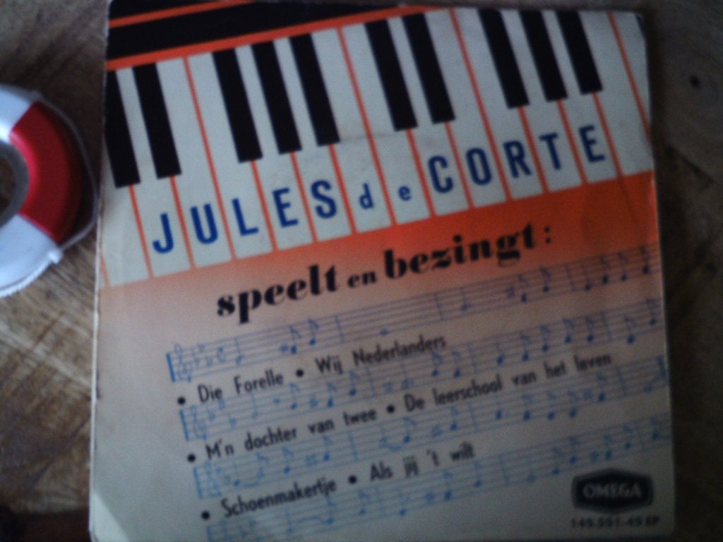 EP jules de korte - speeelt en bezingt; die forelle ea 11jun, Fotohoes, Ophalen of Verzenden, Zo goed als nieuw, Nederlandstalig