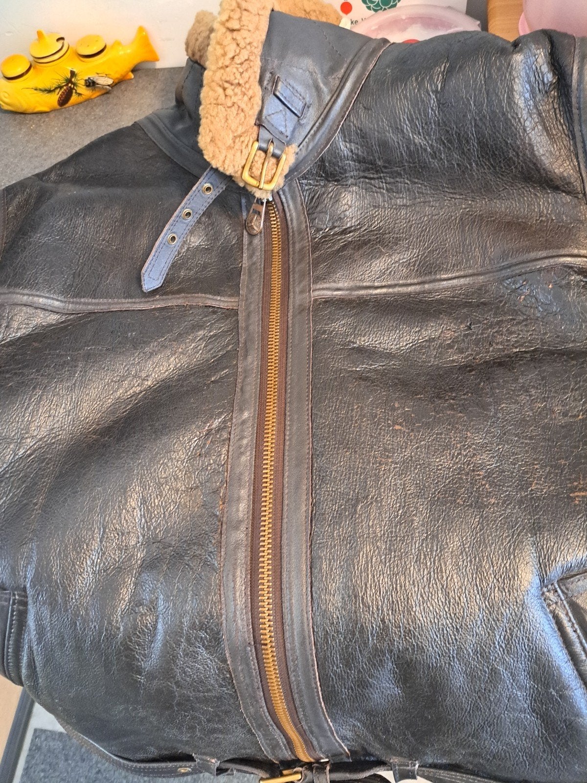 PME Legend MOTORJACK: Bont & Tuigleer, XXL, -25C Bestendig, Kleding | Heren, Jassen | Winter, Ophalen, Bruin, Overige maten, PME Legend