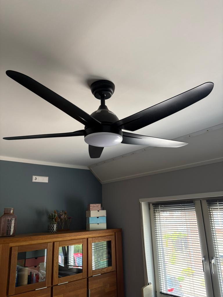 Te koop plafondventilator met licht., Witgoed en Apparatuur, Ventilatoren, Ophalen, Gebruikt, Plafondventilator
