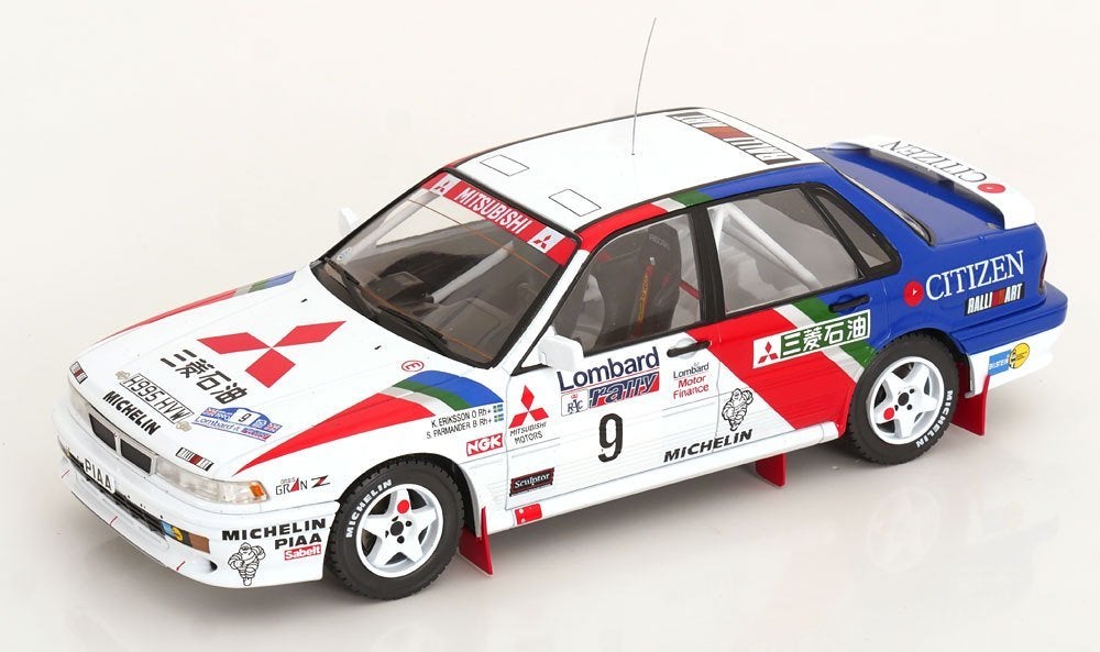 Mitsubishi Galant VR-4 RAC Rally 1990, 1/18, IXO, Overige merken, Auto, ., IXO