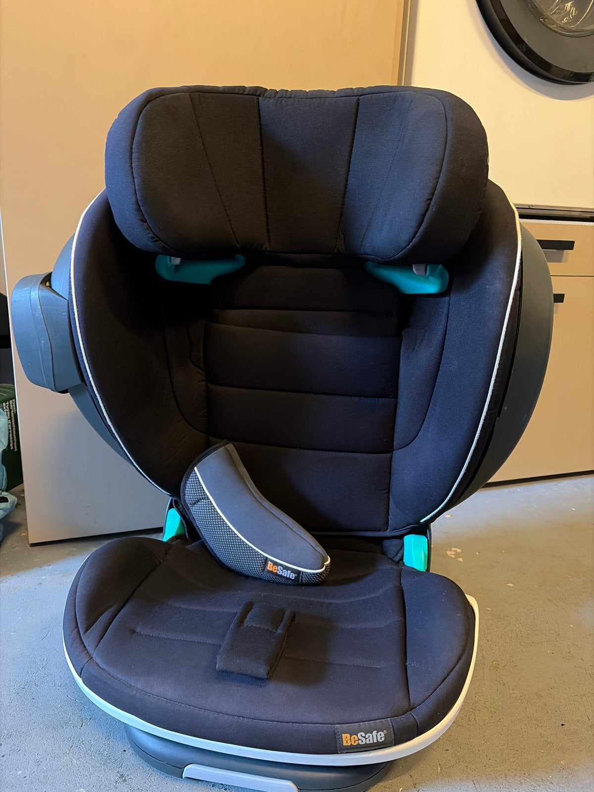BeSafe iZi Flex i-Size autostoel - fresh black cab, Kinderen en Baby's, Autogordel of Isofix, Gebruikt, 15 t/m 36 kg, Afneembare rugleuning