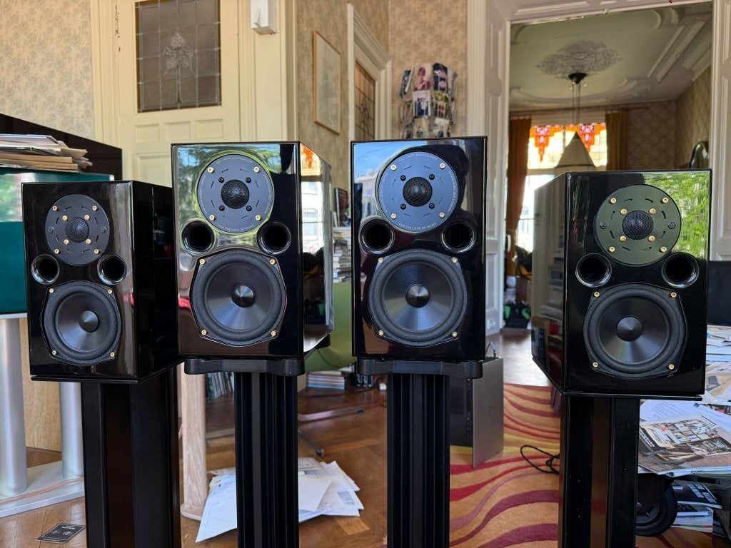 Acoustic Energy AE1 40th anniversary piano black ZGAN, Stereo speakers, Ophalen of Verzenden, Zo goed als nieuw, 150 watt of meer