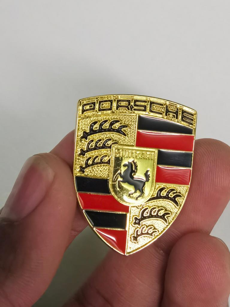 Nieuw porsche embleem voor op de stuurwiel   Zie ook mijn, Verzamelen, Sleutelhangers, Ophalen, Nieuw, Merk