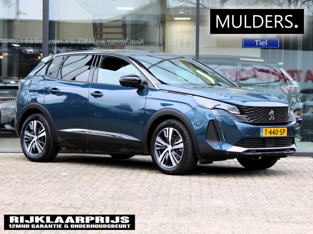 Peugeot 3008 1.6 HYbrid 180 Allure Pack Business | Navi / Ca, Auto's, 12 maanden, Euro 6, Blauw, Bedrijf