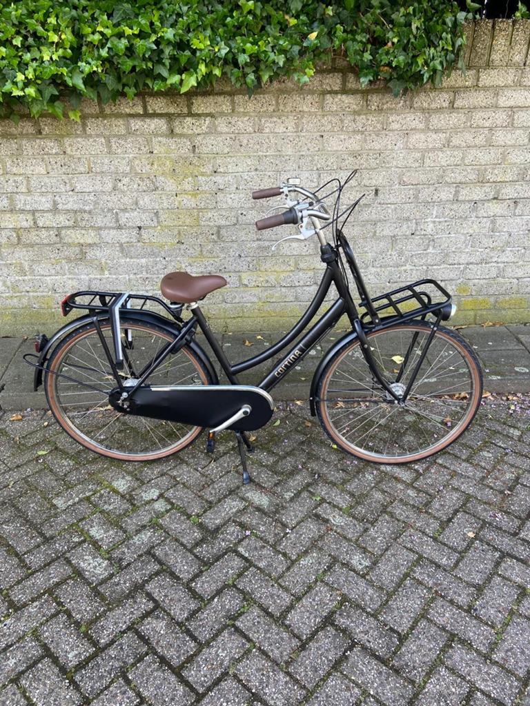 Omafiets Cortina U4 Transporter, Fietsen en Brommers, Fietsen | Dames | Omafietsen, Gebruikt, 50 tot 53 cm, Versnellingen, Ophalen