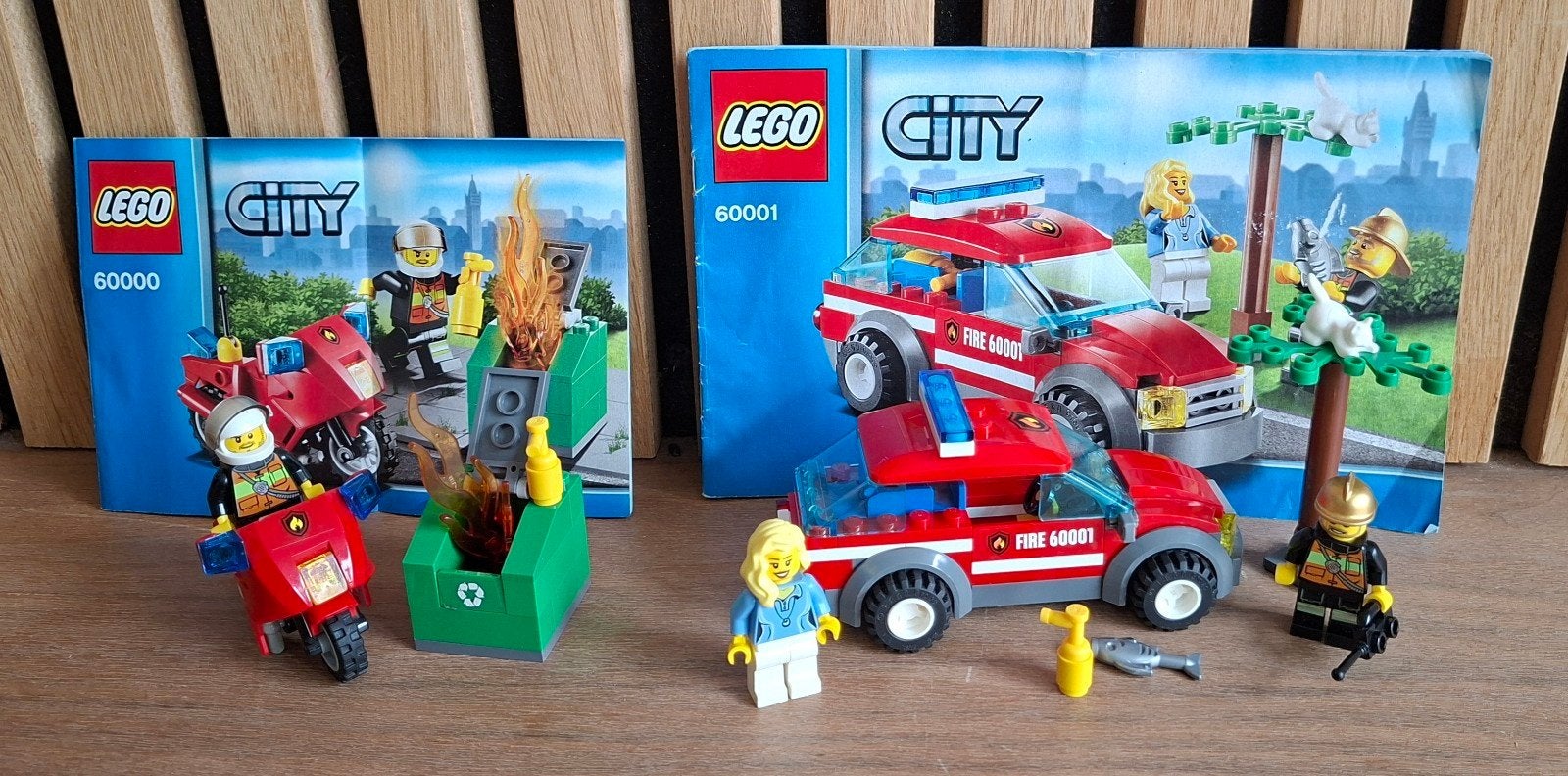 Lego City Brandweer / set 60000 & 60001, Ophalen of Verzenden, Zo goed als nieuw