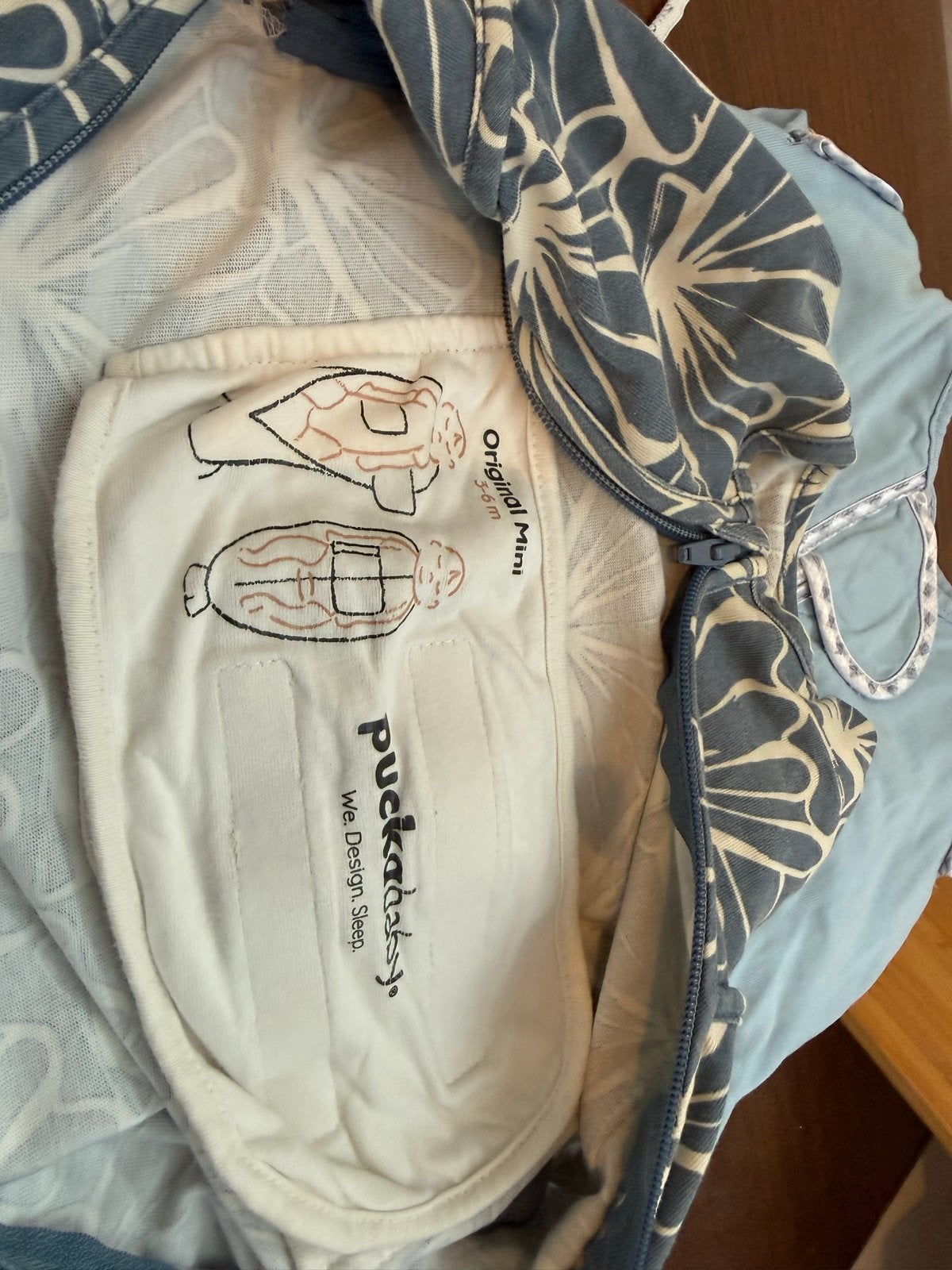 Puckababy Mini slaapzak - seashell, Ophalen, Puckababy, Zo goed als nieuw, Slaapzak