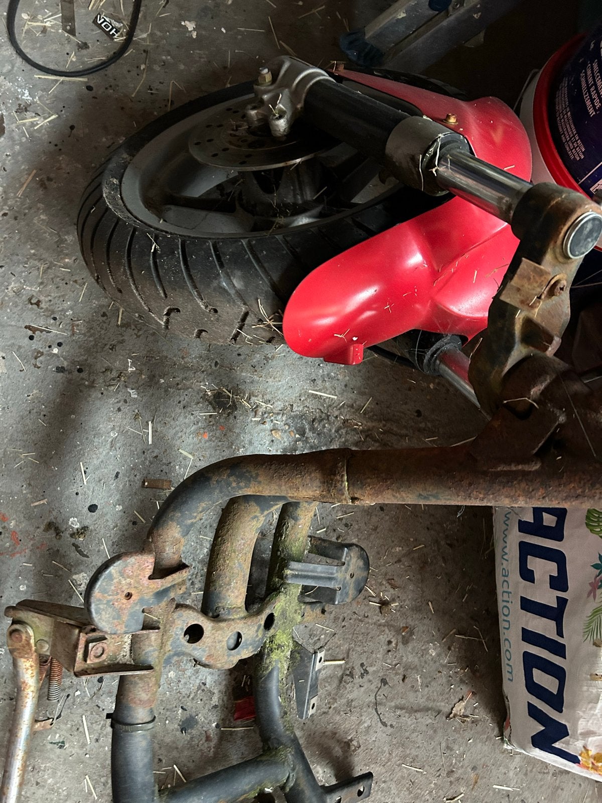 Scooter frame - Gebruikt frame voor diverse modellen, Ophalen, Gebruikt, Frame