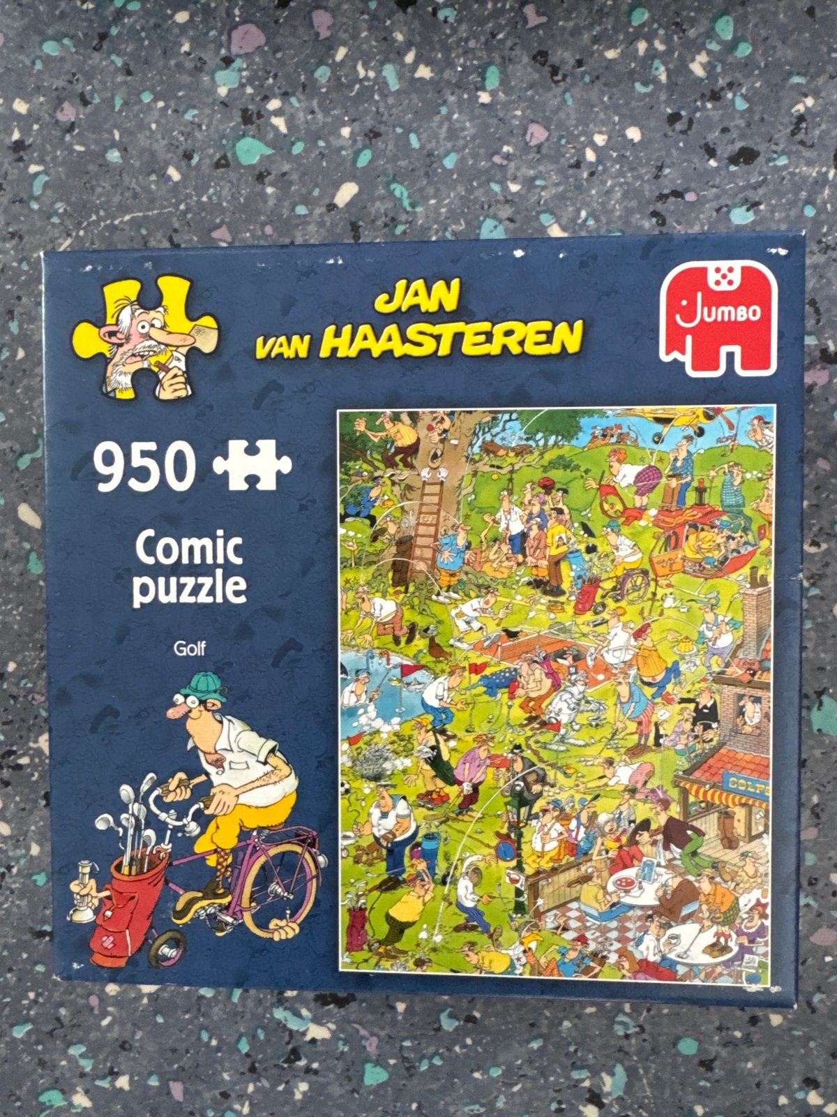 Jan van Haasteren Golf Comic Puzzel 950 stukjes, Ophalen of Verzenden, 500 t/m 1500 stukjes, Gebruikt, Legpuzzel