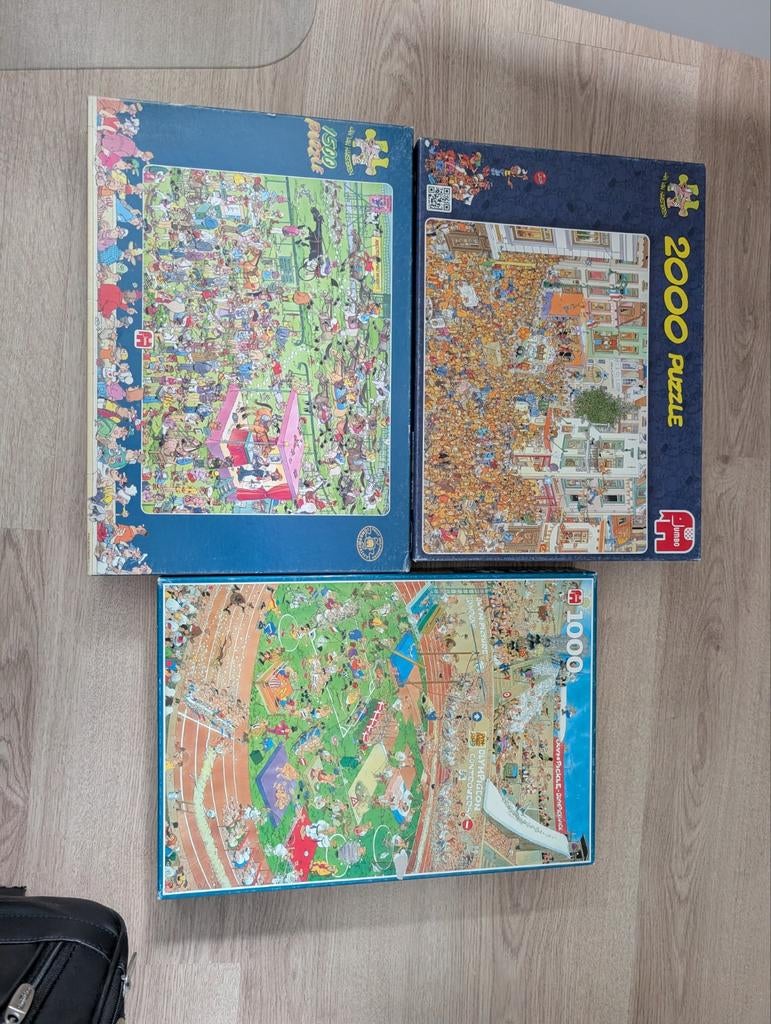 Jan van Haasteren puzzels, Ophalen, 500 t/m 1500 stukjes, Zo goed als nieuw