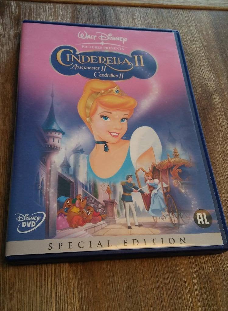 Assepoester deel 2 Cinderella tekenfilm dvd Walt Disney, Alle leeftijden, Ophalen of Verzenden, Gebruikt, Overige soorten
