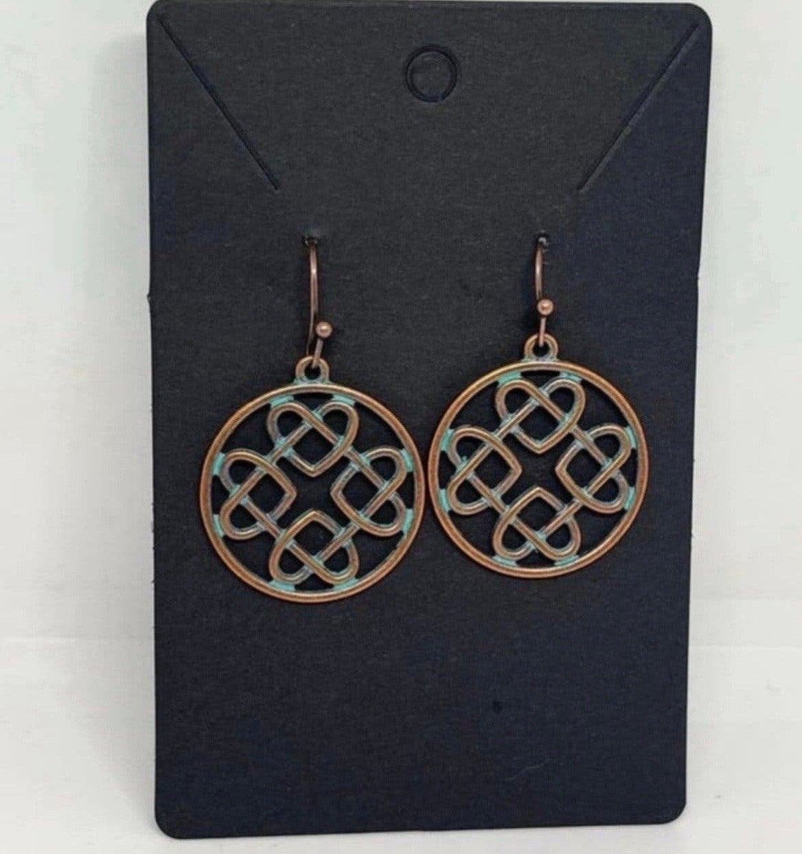 Nieuwe Boho Oorbellen - Keltische Knoop Design, Overige materialen, Hangers, Overige kleuren, Verzenden