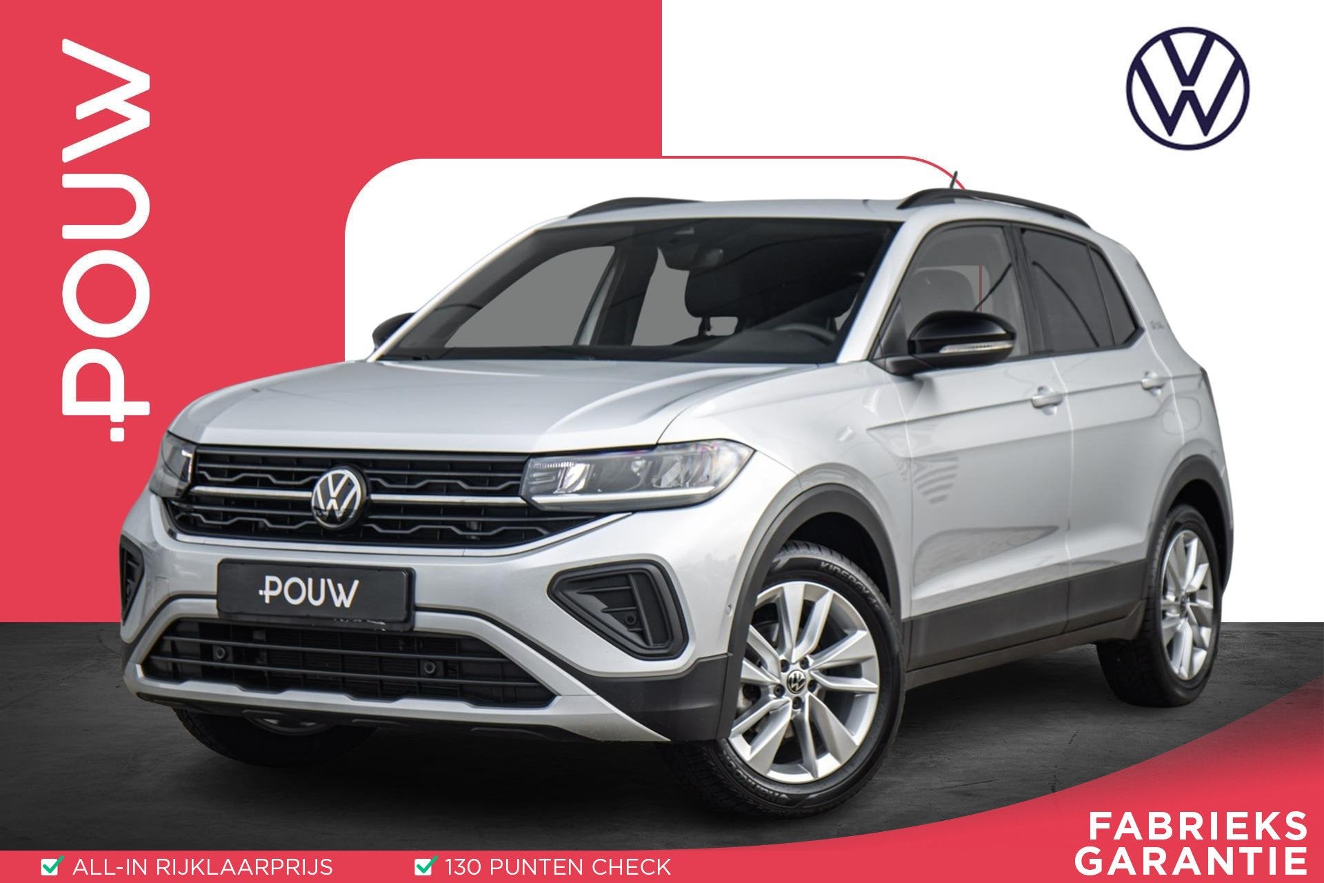 Volkswagen T-Cross 1.0 TSI 115pk DSG Life Edition | Trekhaak, 12 maanden, Gebruikt, Euro 6, 116 pk