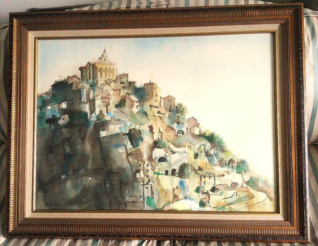 Gordes (Haute Provence) - Serge Creuz 1924-1997, Antiek en Kunst, Ophalen of Verzenden