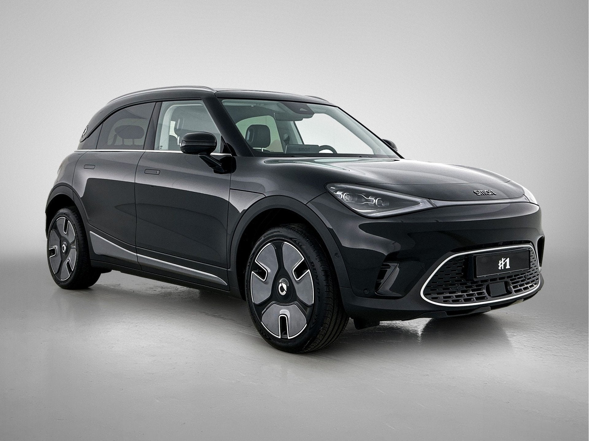 Smart #1 Premium 66 kWh MY25 | Head-up display | Warmtepomp, Auto's, Automaat, Zwart, Verwarmde buitenspiegels, Zwart