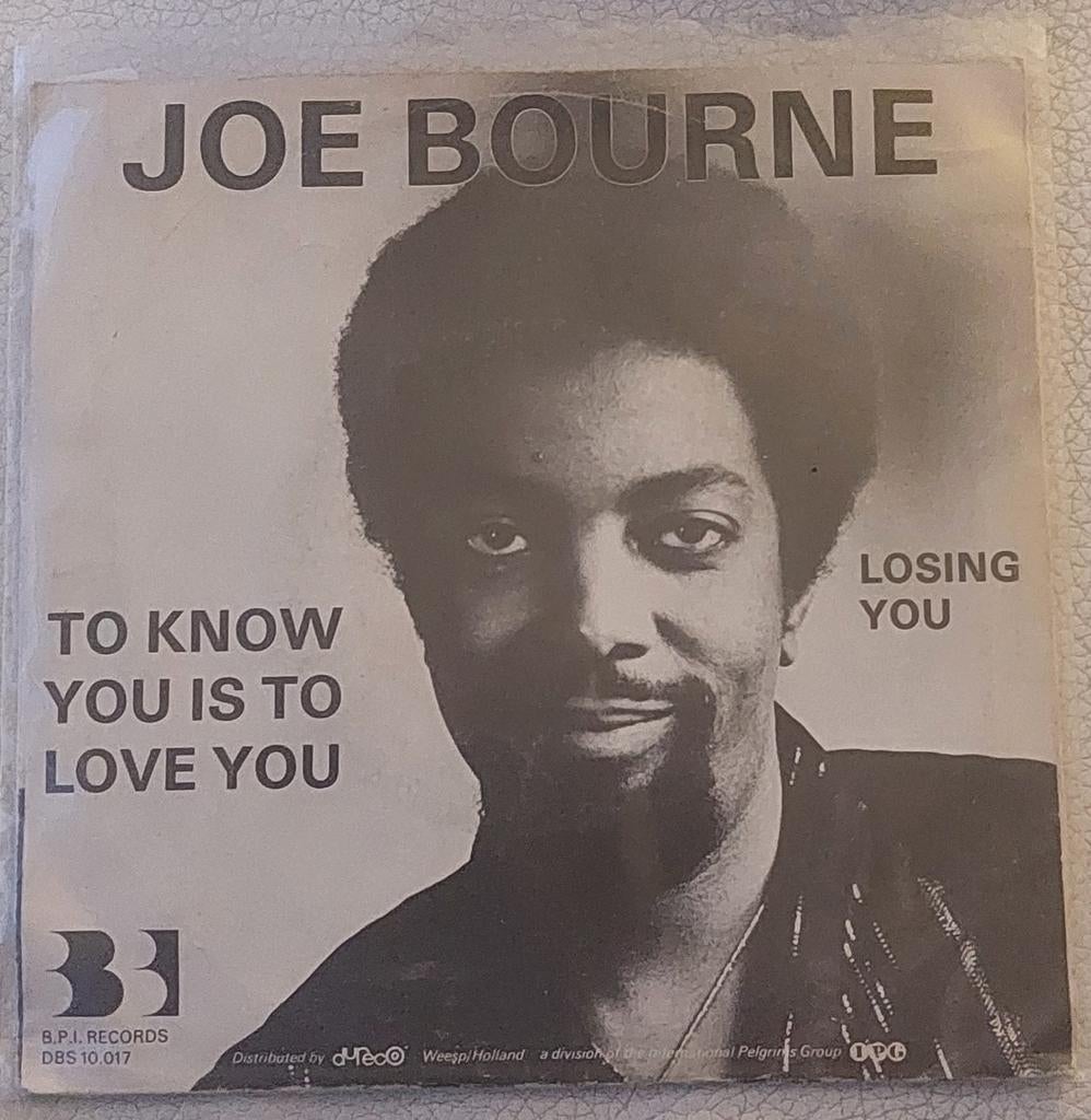 Joe Bourne - To Know You Is To Love You / Losing You, Gebruikt, 7 inch, Single, Ophalen of Verzenden