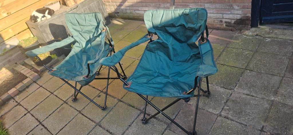 2 Visstoelen, Ophalen of Verzenden, Gebruikt, Overige typen
