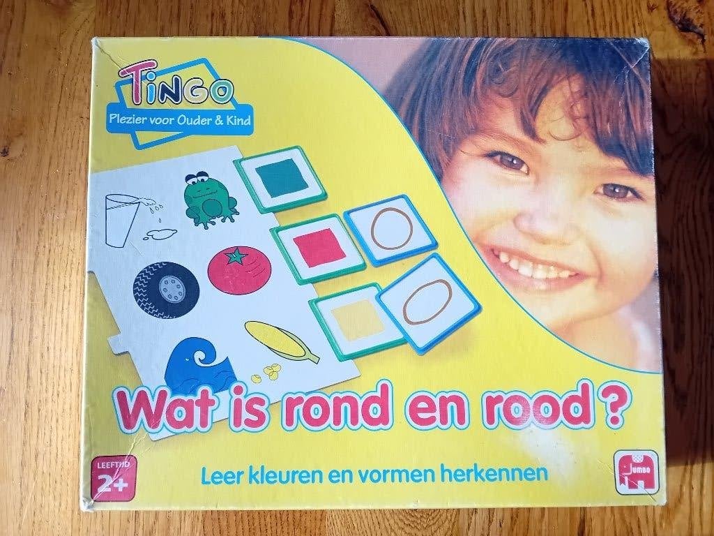 JUMBO: Wat is rond en rood? spel vintage / retro, Ophalen of Verzenden, Gebruikt, Puzzelen