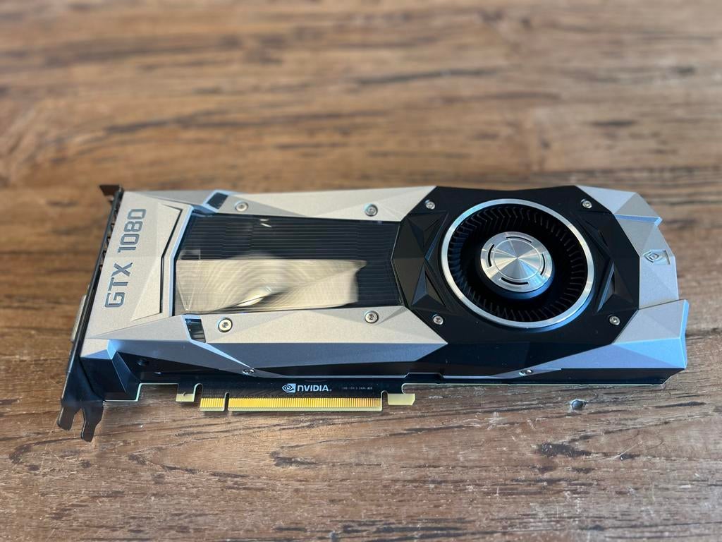 Nvidia GTX 1080 Founders Edition (FE) - Topstaat, Computers en Software, Videokaarten, PCI-Express 3, HDMI, Ophalen of Verzenden