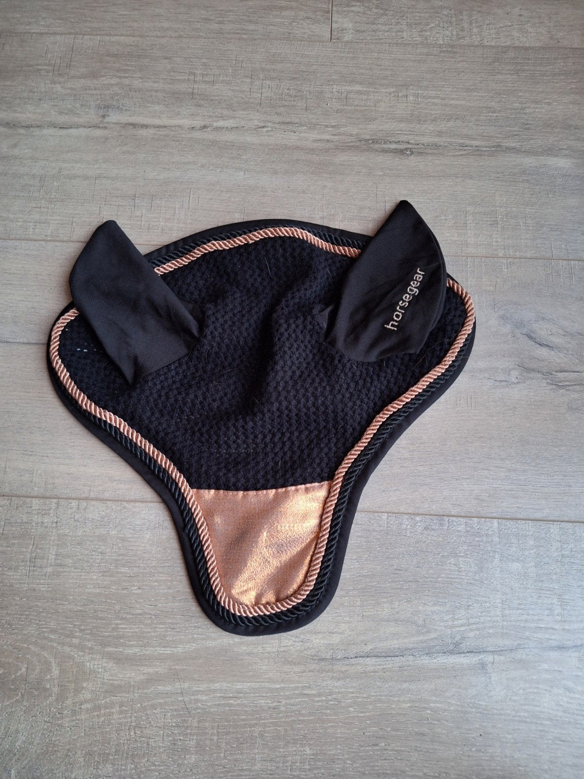 zwart oornetje horsegear maat cob, Dieren en Toebehoren, Oornetje, Ophalen of Verzenden, Cob, Horsegear