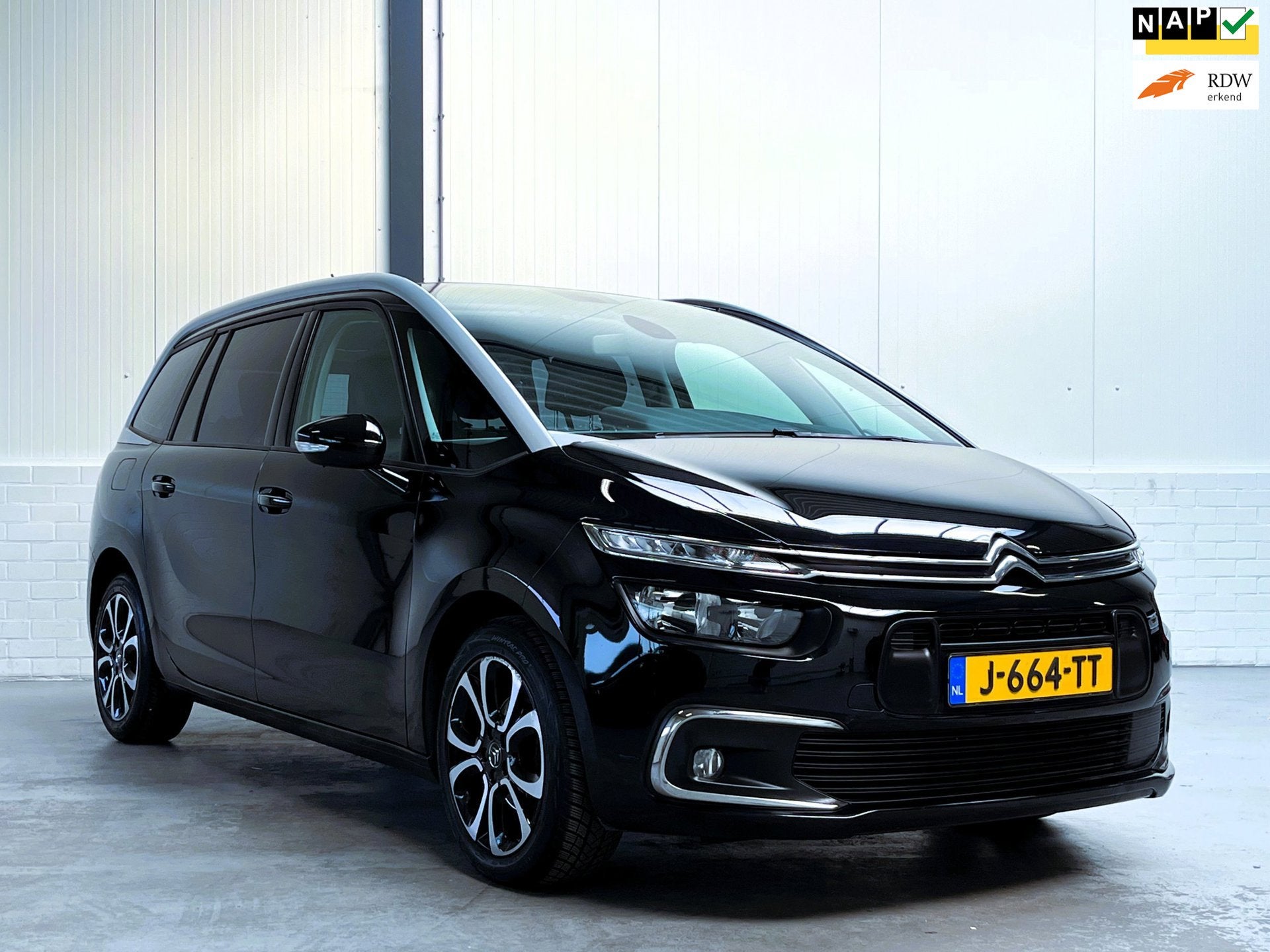 Citroen Grand C4 SpaceTourer 1.2 PureTech Business|Leder|Rie, Auto's, Voorwielaandrijving, Gebruikt, 1199 cc, 7 stoelen
