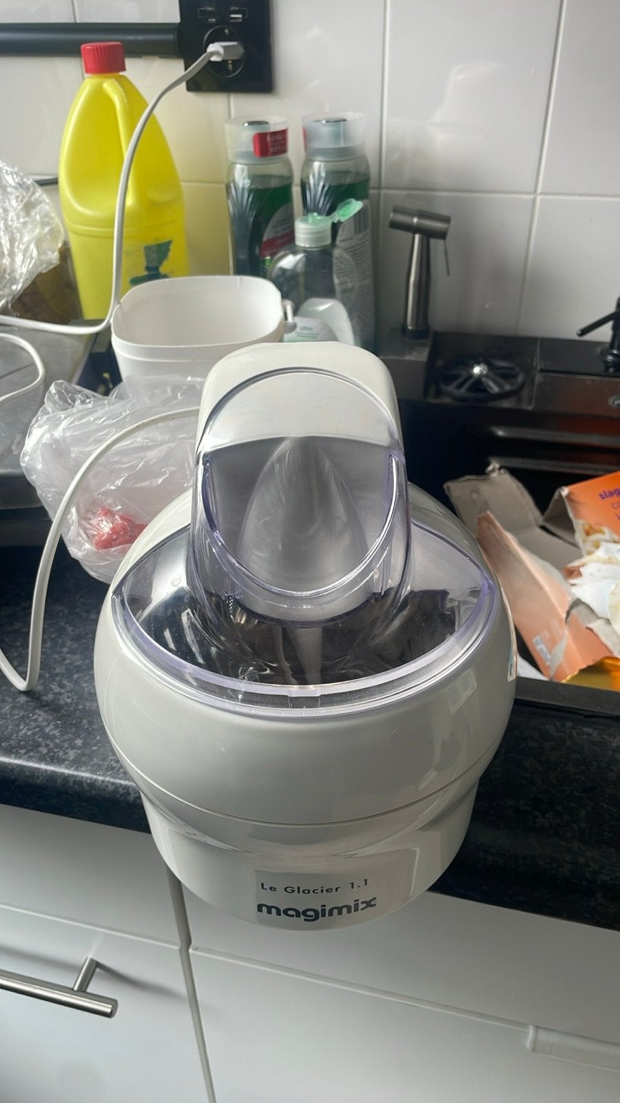 Magimix Le Glacier 1.1 IJsmachine - Zo goed als nieuw, Ophalen, Zo goed als nieuw