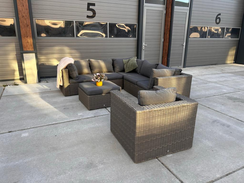 P&R Design Hoekloungeset - Zo goed als nieuw, 5 zitplaatsen, Bank, ., Ophalen of Verzenden