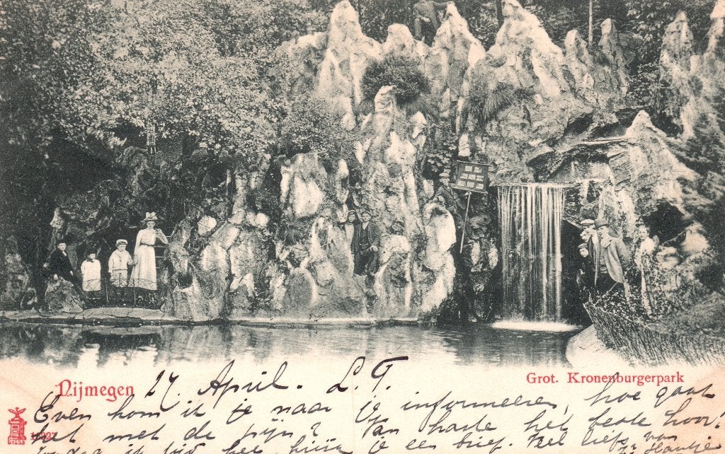 Grot. Kronenburgerpark, Nijmegen (1904) 128132, Verzenden, Voor 1920, Gelopen, Gelderland