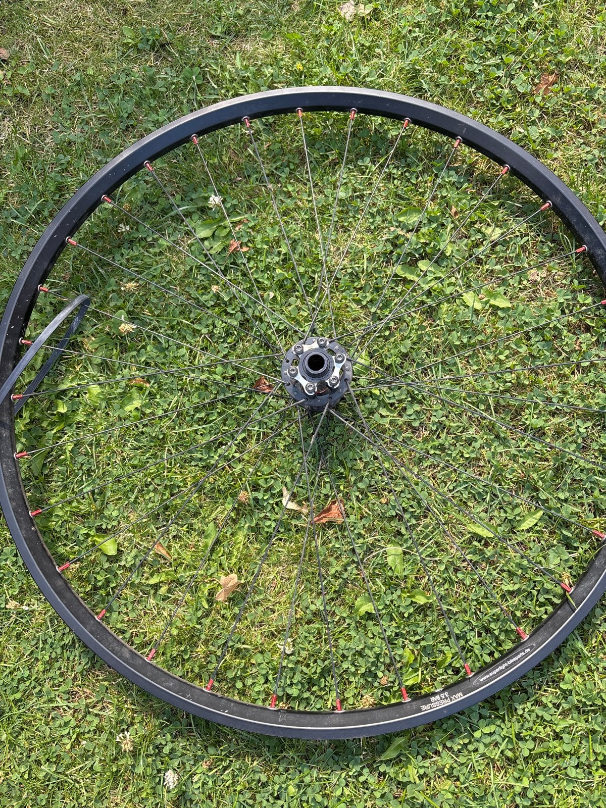 Bor 29er voorwiel met Novatec naaf - Zeer licht, Gebruikt, Racefiets, Aluminium, Ophalen
