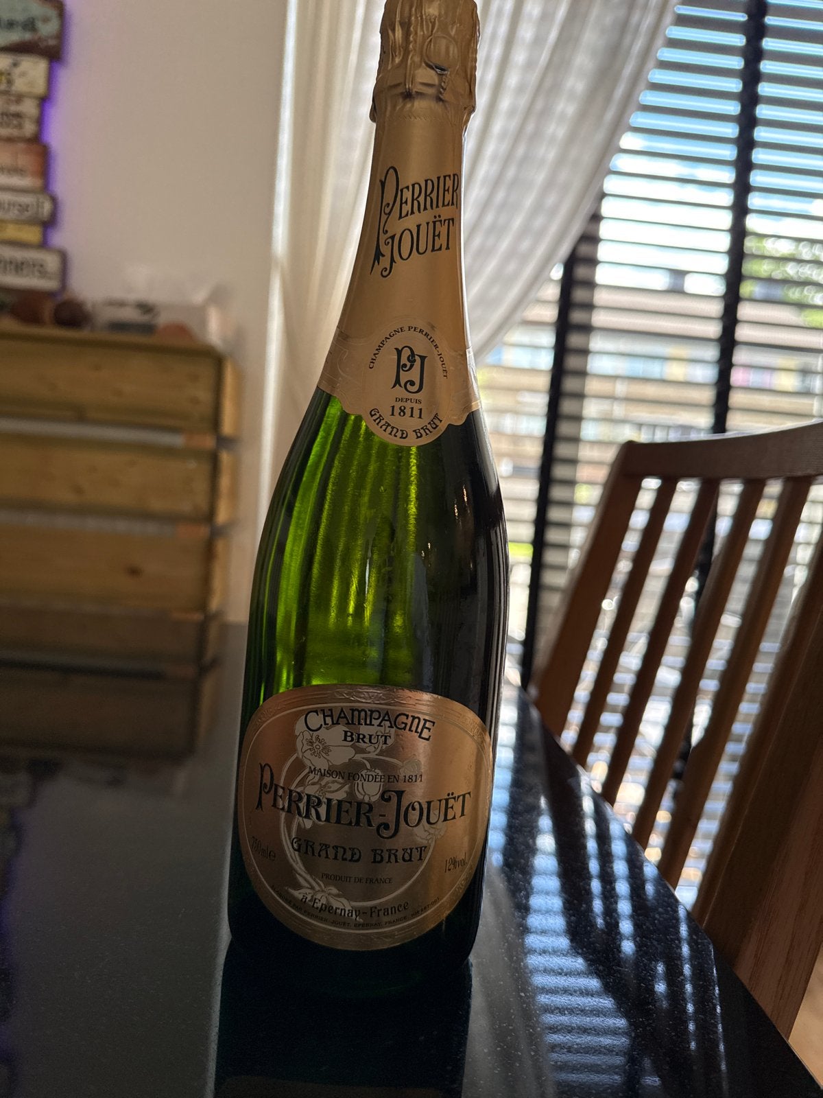 Perrier-Jouët Grand Brut Champagne, Verzamelen, Wijnen, Ophalen, Nieuw, Frankrijk, Champagne