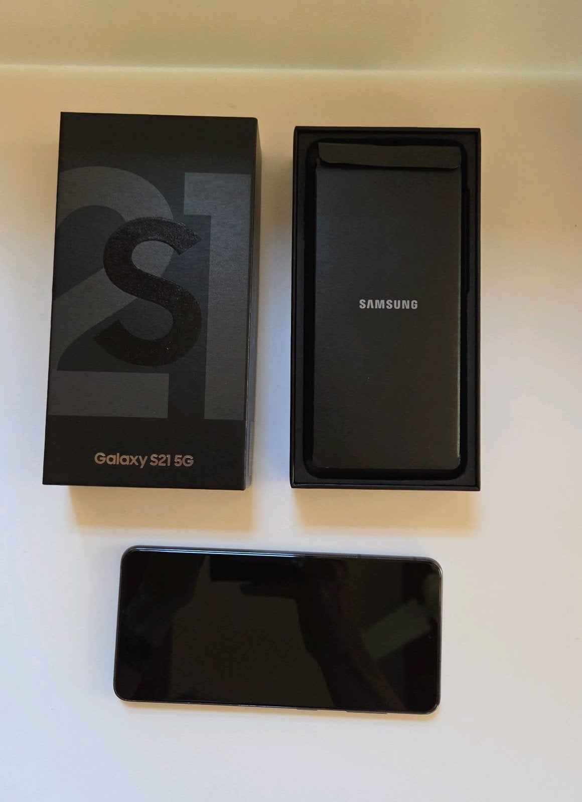 Samsung Galaxy S21 5G Phantom Black, Zwart, Touchscreen, Ophalen of Verzenden, Zo goed als nieuw