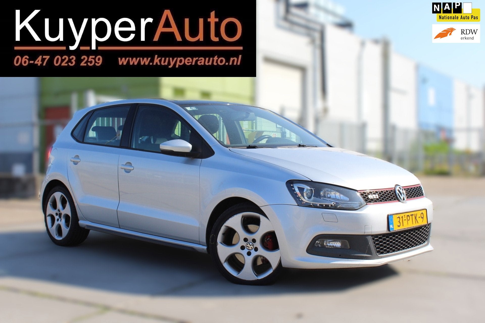 Volkswagen Polo 1.4 TSI GTI automaat 5 drs NAP PANO CRUISE V, Euro 5, 4 cilinders, Origineel Nederlands, 630 kg