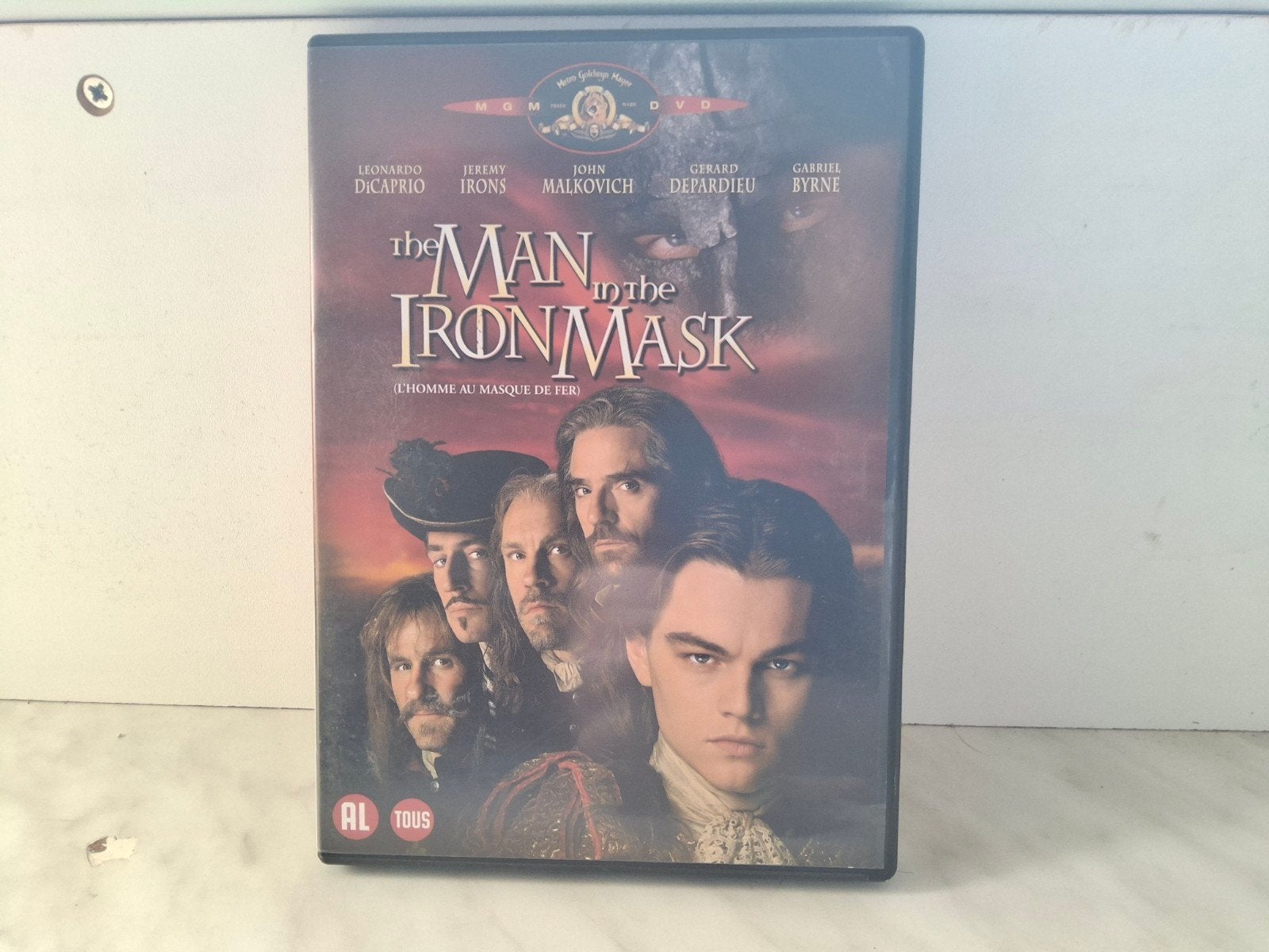 The Man in the Iron Mask (DVD) - Leonardo DiCaprio, Gebruikt, Nederlands, Inclusief doosje, Ophalen of Verzenden