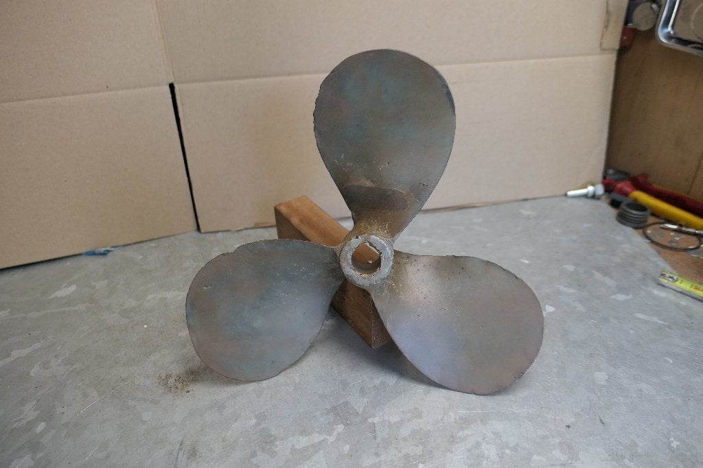 3 Blads Schroef - Brons, Ophalen of Verzenden, Gebruikt, Motor en Techniek, Motorboot
