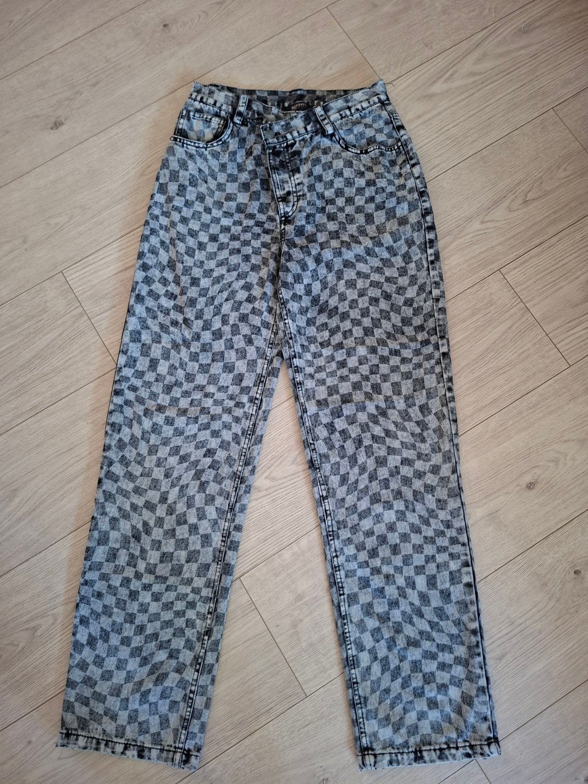 Refined Department Broek Maat S - Geblokt Patroon, Ophalen of Verzenden, Zo goed als nieuw, Maat 36 (S), Refined department