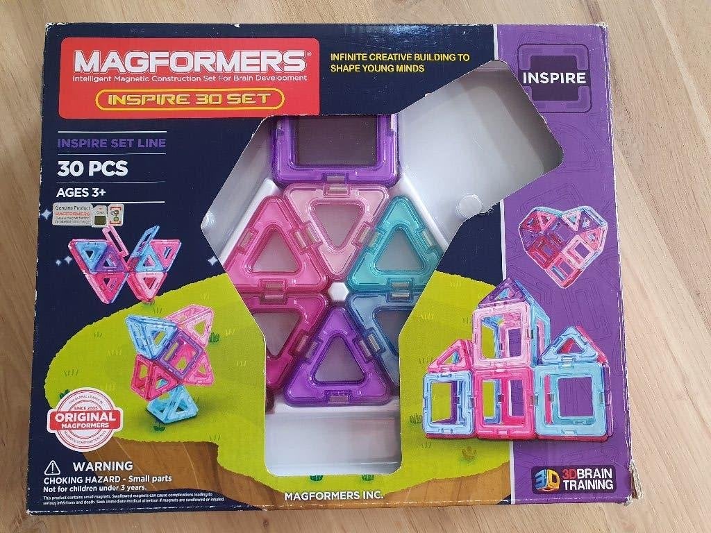 Magformers Inspire 30-delige magnetische constructieset, Verzenden, Zo goed als nieuw, Overige merken