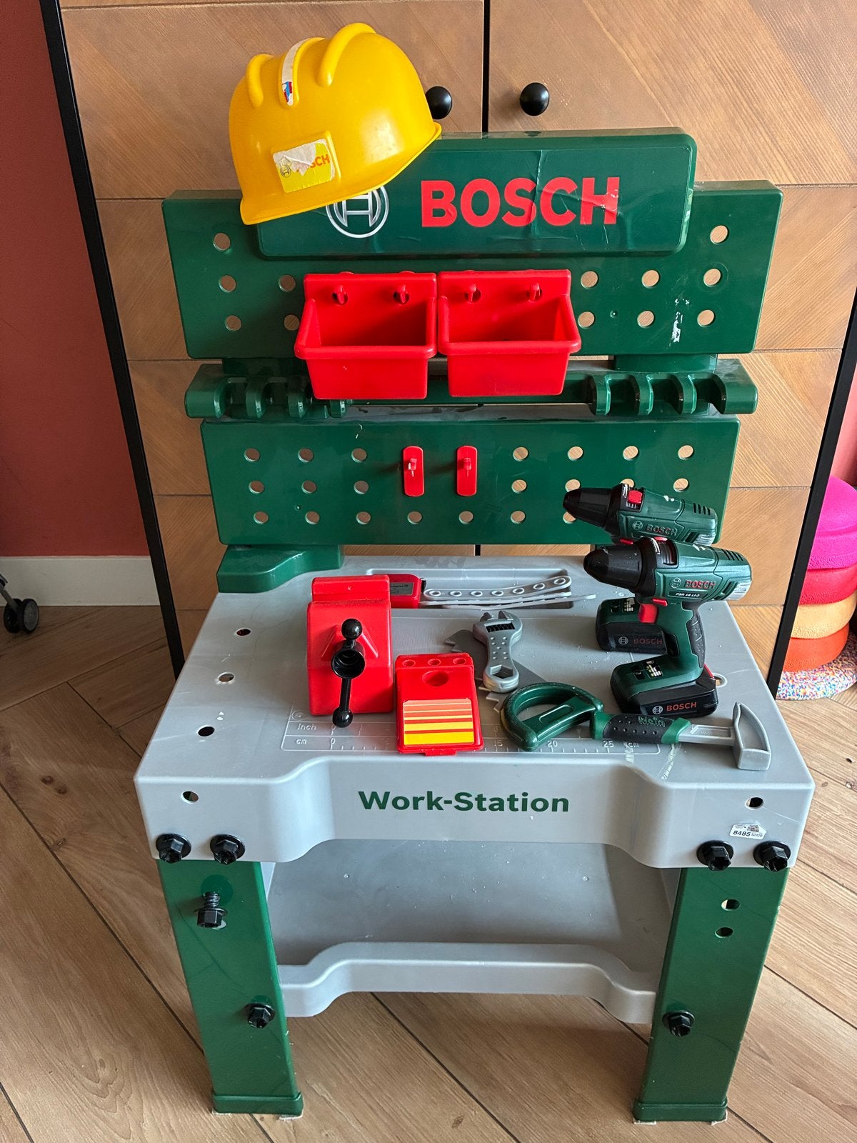 Bosch Work-Station Werkbank met accessoires, Kinderen en Baby's, Ophalen, Gebruikt, Jongen of Meisje