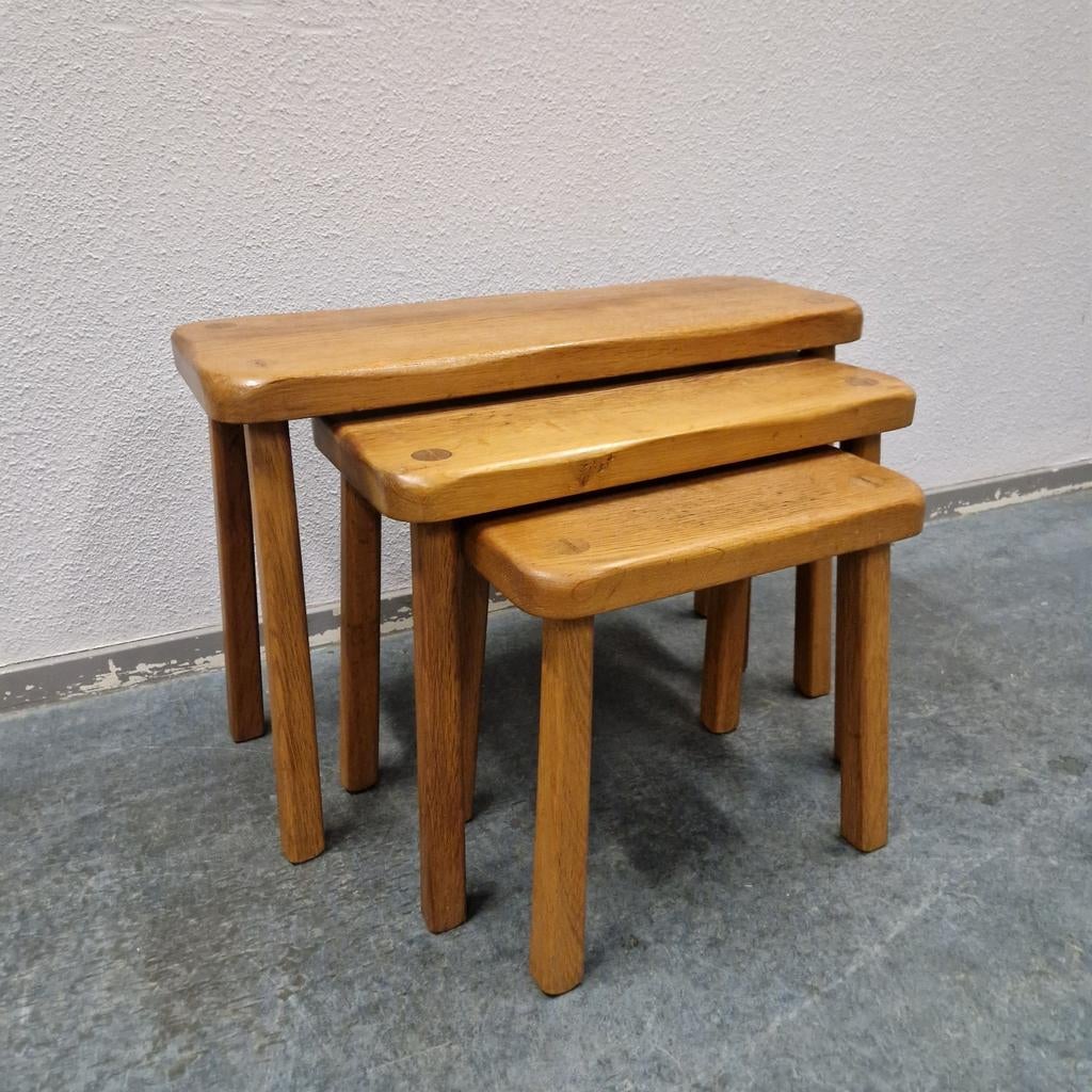 Antiek eiken mimiset bijzettafel bonsai krukje bankje, Kolibrivintagehal@gmail.com, Gebruikt, Aaldertgeertsstraat 43 Olst, Kolibri vintage