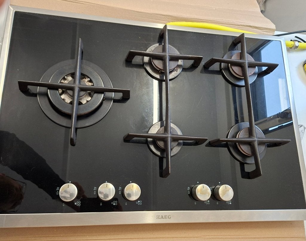 inbouw gaskookplaat, Ophalen, Gebruikt, Inbouw, Gas