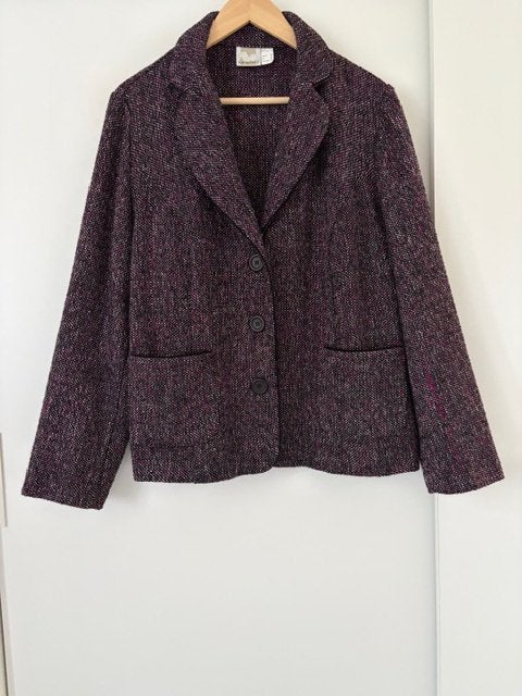 Setter Lady tweed blazer maat 44(XXL), Kostuum of Pak, Overige kleuren, Verzenden, Maat 42/44 (L)