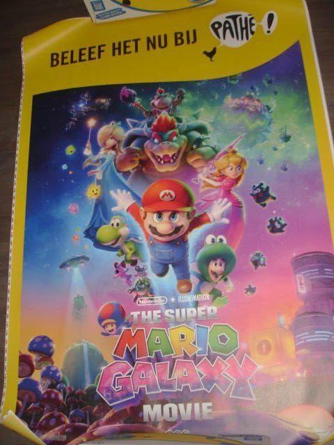 The Super Mario Galaxy Movie- Bushokjes POSTER!!- 1.75/1.19, Ophalen of Verzenden, Nieuw, A1 t/m A3, Film en Tv