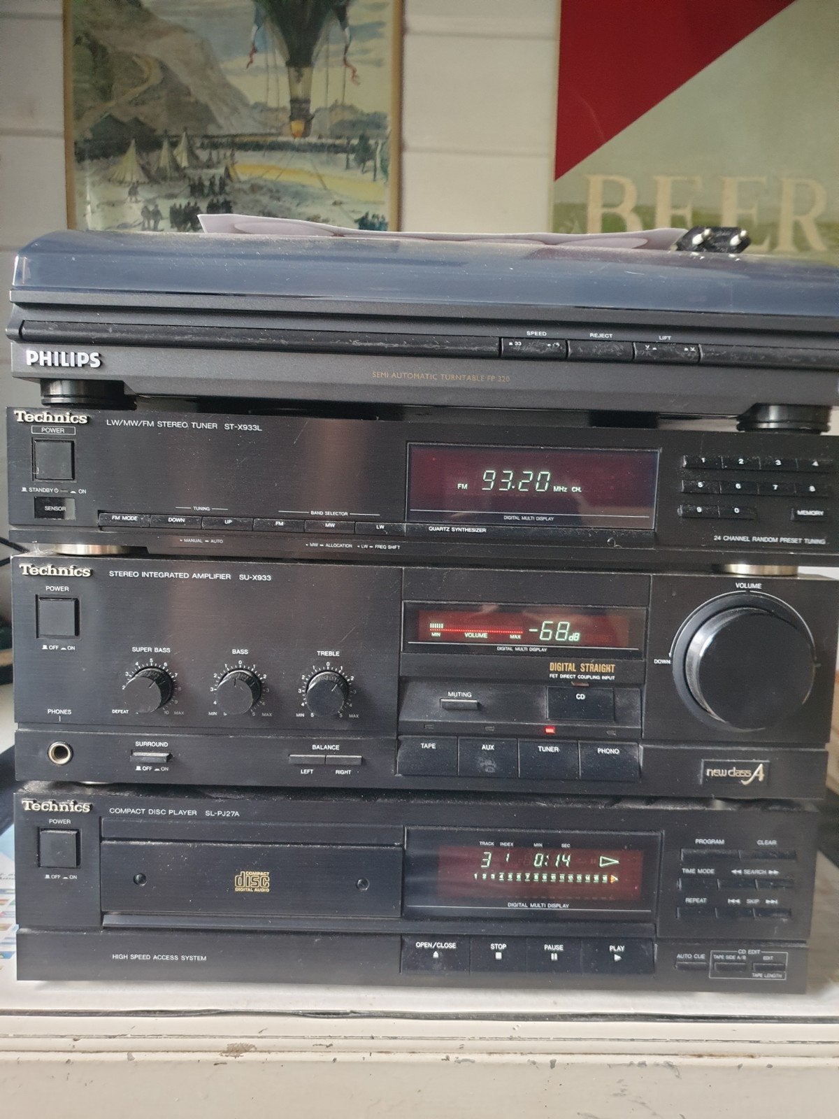 Technics setje, Ophalen, Gebruikt, Cd-speler, Overige merken