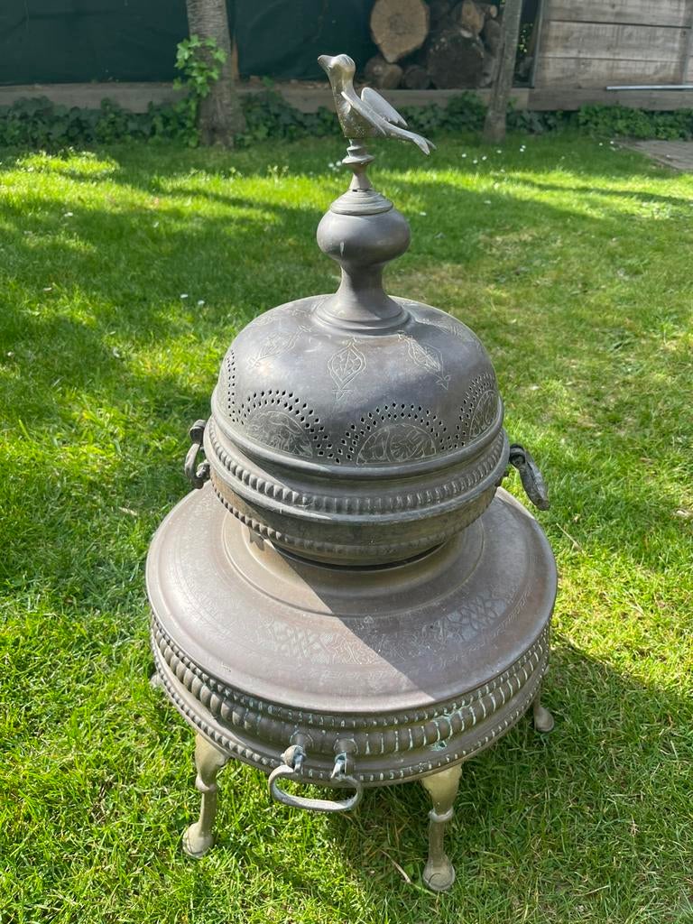 Turkse koperen mangal, Antiek en Kunst, Antiek | Koper en Brons, Ophalen of Verzenden, Koper