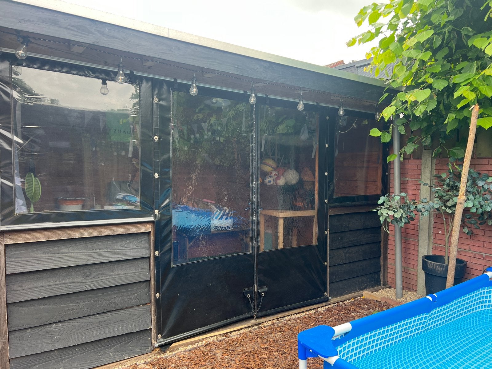 Veranda pvc zeilen, Ophalen of Verzenden, Zo goed als nieuw, Overige typen