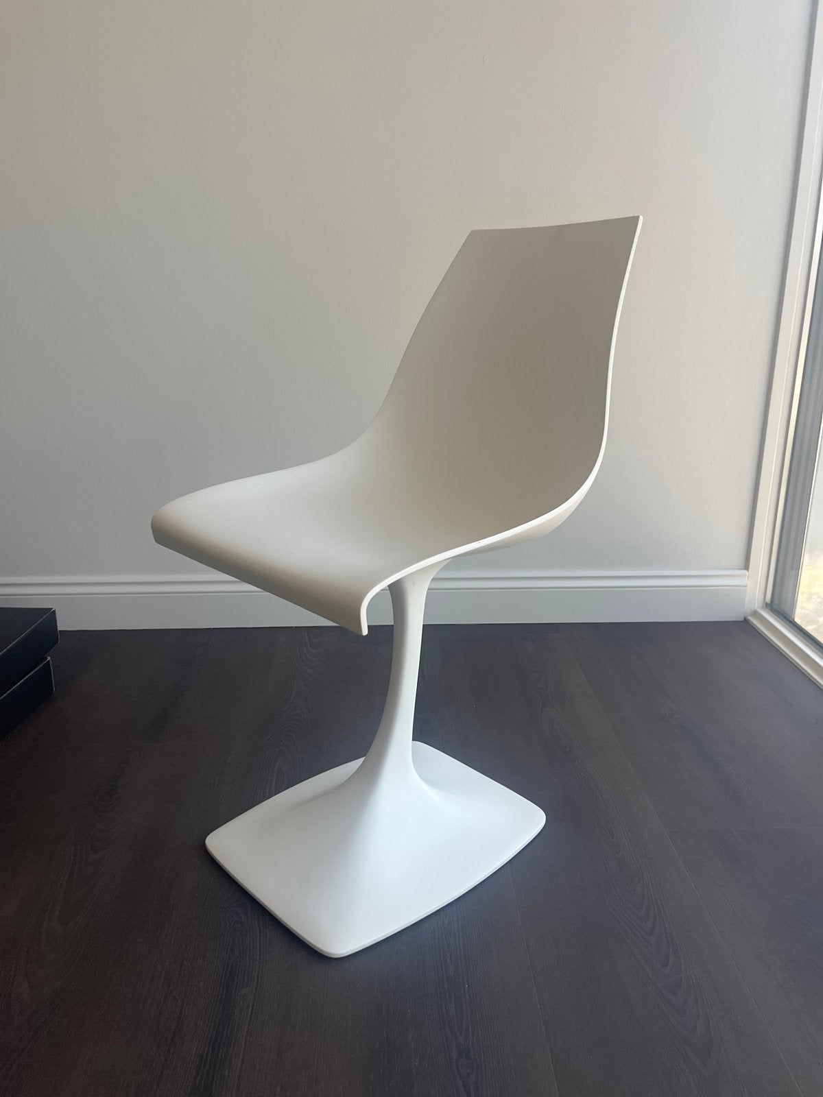 Design Fiberglas Stoel - Wit, Ophalen, Kunststof, Wit, Zo goed als nieuw