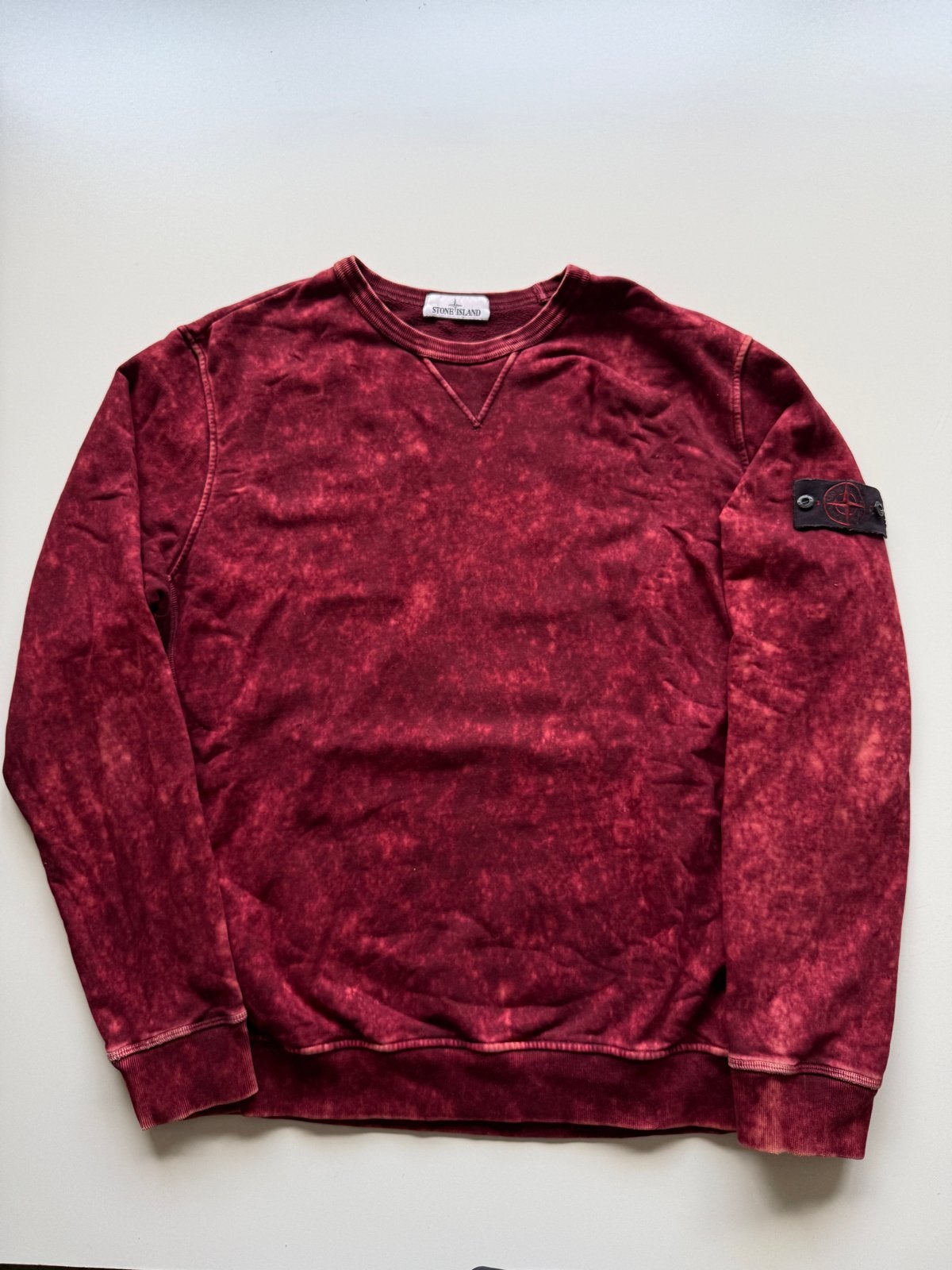 Stone Island Sweatshirt XXL - Rood/Bordeaux, Kleding | Heren, Ophalen of Verzenden, Zo goed als nieuw, Overige maten, Rood