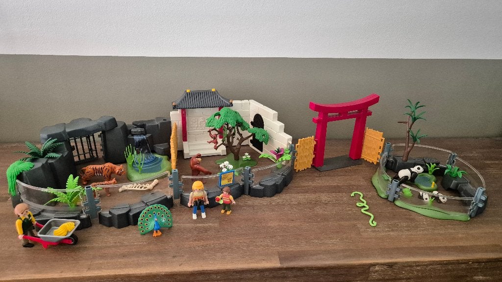 Playmobil 4852 – Aziatische Dierentuin, Kinderen en Baby's, Speelgoed | Playmobil, Wild life, Complete set, Overige typen, Ophalen of Verzenden