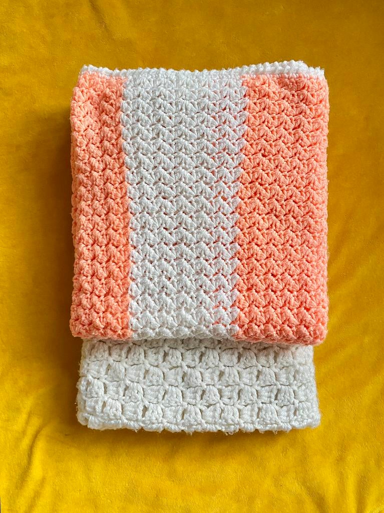 Twee ZGAN baby dekens, handgemaakt, Kinderen en Baby's, Ophalen of Verzenden, Zo goed als nieuw, Deken